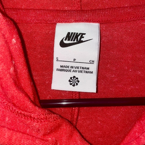 Nike Red Women's Lightweight Hoodie - Picture 2 of 3